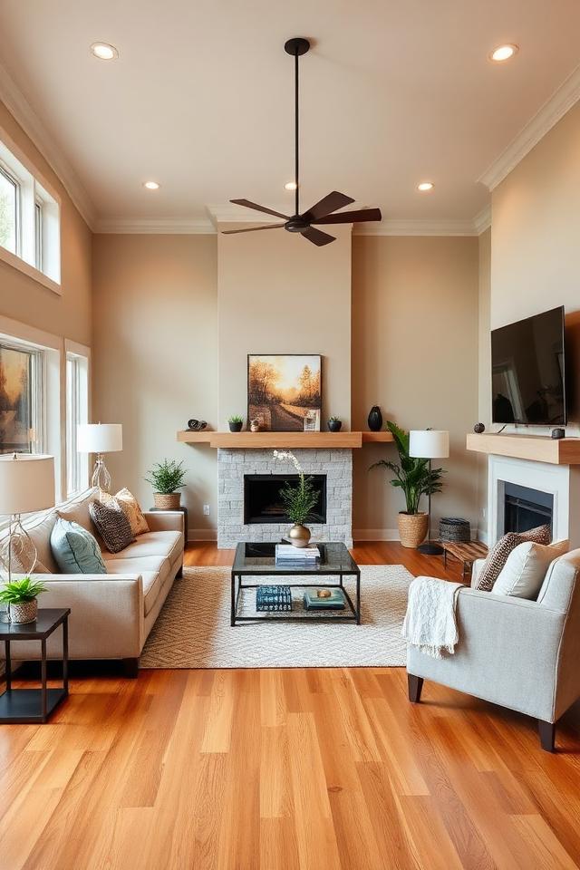 Home renovation with hardwood flooring — Stilwell KS